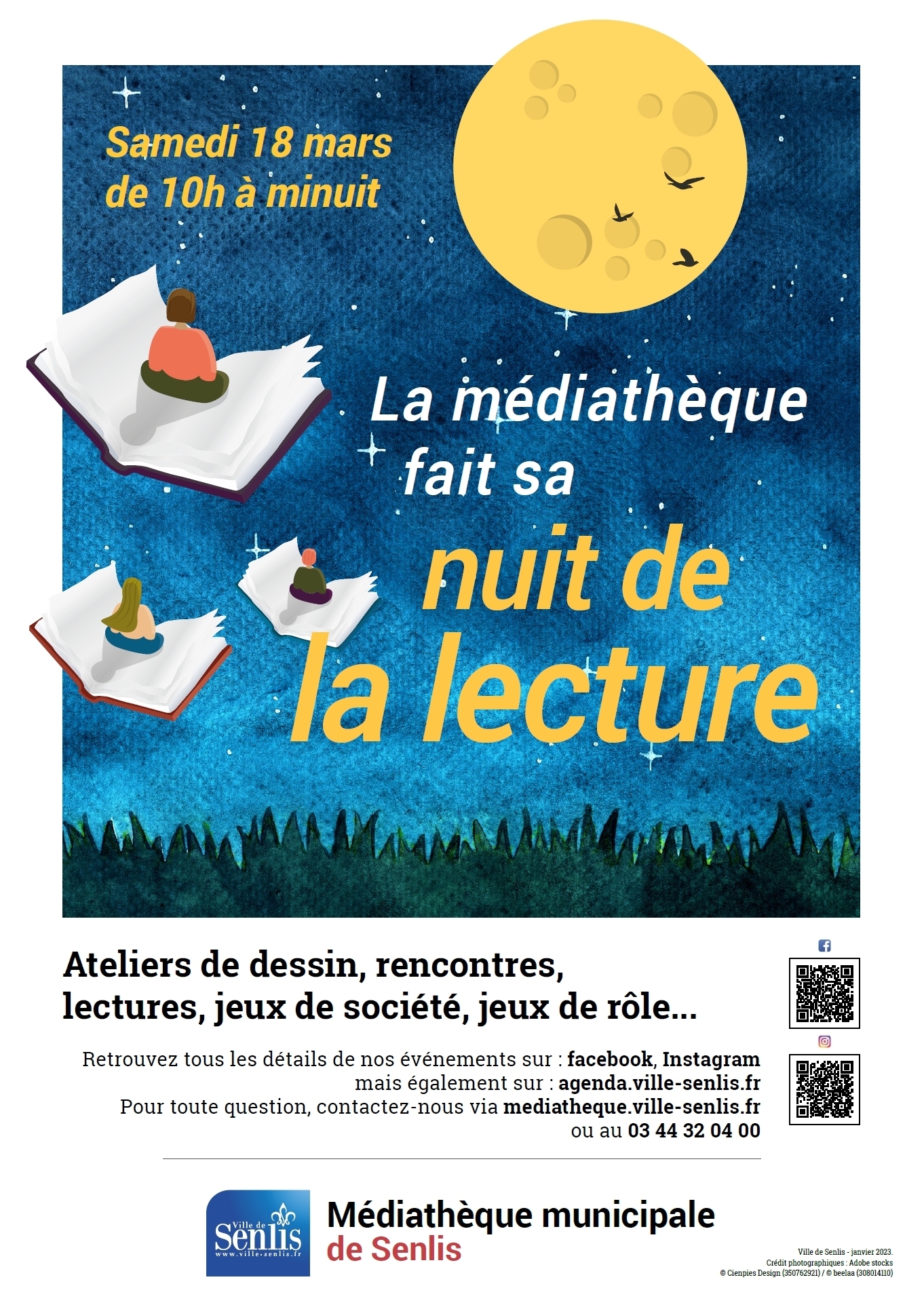 La médiathèque fait sa Nuit de la lecture - Médiathèque Municipale ...