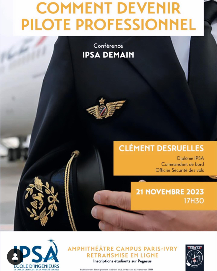 Comment devenir Pilote professionnel ? Institut Polytechnique Des Sciences Avancées (Ipsa Comment devenir Pilote professionnel ? Institut Polytechnique Des Sciences Avancées (Ipsa